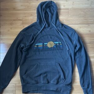 Men's Gray Atlanta Graphic Hoodie Size Medium